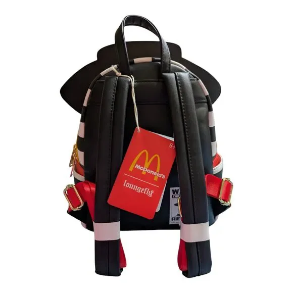 Loungefly McDonald’s Hamburglar Mini Backpack NWT Licensed McDonalds Bag - Picture 5 of 5